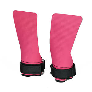 Calleras للجمباز من الكربون للجمباز بدون أصابع واقي النخيل من الألياف الجلدية 3 حفرة قبضة اليد سلامة اللياقة البدنية - Product Image 6