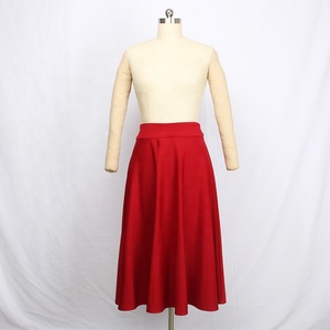<span class=keywords><strong>Faldas</strong></span> Plisadas Largas de Lino y Algodón para Dama Estilo Coreano Juvenil Gótico Modesto para Iglesia u Oficina - Product Image 5