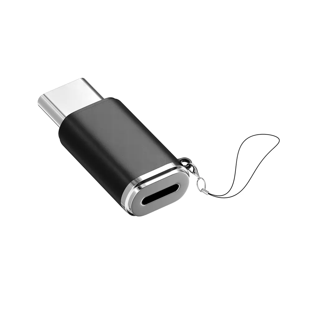 Adaptör Usb tip C erkek 8Pin kadın işık ing adaptörü dönüştürücü için cep telefonu/Iphone/ipad/kart okuyucu/Usb Flash sürücü