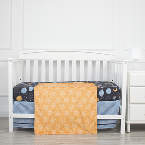 Spazio <span class=keywords><strong>Pianeta</strong></span> Tema 3D Stampato In Cotone Organico Morbido Del Bambino Del Fumetto Presepe Set di Biancheria Da Letto Per Il Ragazzo - Product Image 3