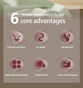 2025 Có Thể Sạc Lại Móng Chân Công Cụ Đầu Thép Không Gỉ Cho Khô Gót Chân Điện Chân Callus Remover - Product Image 2