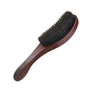 <span class=keywords><strong>Brosse</strong></span> à <span class=keywords><strong>barbe</strong></span> personnalisée incurvée en nylon 360 à poils de <span class=keywords><strong>sanglier</strong></span> <span class=keywords><strong>Brosse</strong></span> à cheveux pour démêler la vague <span class=keywords><strong>Brosse</strong></span> à cheveux en bois pour hommes à long manche - Product Image 3
