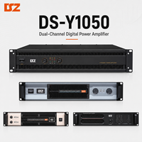 Amplificateur de puissance professionnel OEM 2 canaux 2*1050W 10V en pont, amplificateur audio 2U pour montage en rack pour la performance