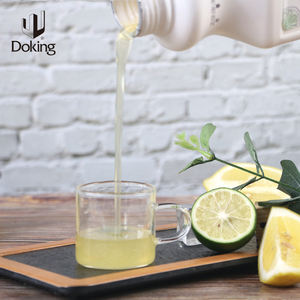 Doking Fábrica Atacado OEM ODM Qualidade Leite Chá Material Bubble Tea Ingredientes 6 Vezes Sabor Limão Xarope De Suco Concentrado - Product Image 5