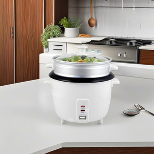 หม้อหุงข้าวไฟฟ้าสแตนเลสแบบใหม่ขนาด 1.8 ลิตร หม้อหุงข้าวไฟฟ้าทรงกระบอก - Product Image 3