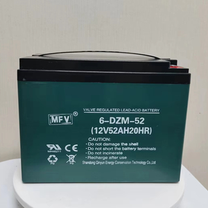 6-DZM-52 12V 52Ah Versiegelte Blei-Säure-Batterie für Elektrofahrräder Golfcarts Boote UPS-Beleuchtungssysteme-Zweirad/Dreirad - Product Image 1