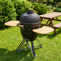 Grill en céramique Kamado de 22 pouces, four à charbon de bois robuste pour l'extérieur, vente en gros