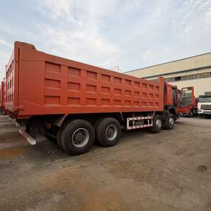 Prix le plus bas : Camion benne d'occasion Howo Sinotruk 8x4 375 ch, camion benne <span class=keywords><strong>lourd</strong></span> HOWO 30 tonnes, camion-benne basculant 12 roues à vendre - Product Image 2