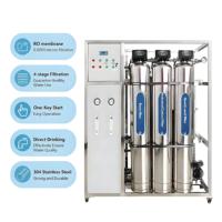 Équipement de traitement par osmose inverse industrielle, machine à eau pure, machine de filtration et de déionisation d'eau commerciale