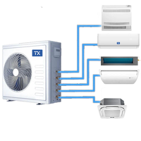 Climatiseurs commerciaux multi-split AUX, unités cassette, climatiseurs muraux multi-zones
