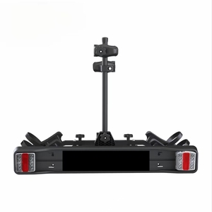 Remolque de Bicicleta <span class=keywords><strong>Doble</strong></span> Estándar Europeo, Portaequipajes con Suspensión para Vehículos Pesados y Portaequipajes Multifuncional - Product Image 4