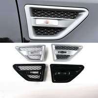 Pour Freelander 2, Grilles d'aération latérales de pare-chocs, Noir Argent, LR001660 LR039773, Accessoires d'admission d'air latérale extérieure pour voiture, 2006-2014