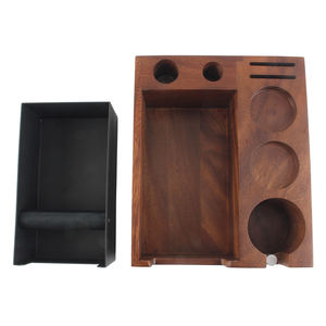 Organisateur à expresso Knock Box, Rangement multifonctionnel pour expresso, Station de tamper à café pour comptoir, maison, café - Product Image 4