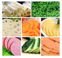 Cortadora de Verduras Ecológica de Alta Calidad, Máquina para Cortar Hojas y Raíces de Ajo, Rebanadora de Cebolla para Uso en Restaurantes, Cortadora de Patatas