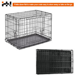 Cages pour chiens empilables en acier inoxydable Ventes directes d'usine Cages pour chiens pliables à vendre pas cher - Product Image 5