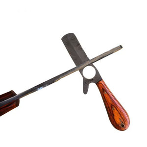 Couteau de chasse artisanal en acier Damas de haute qualité pour le camping en plein air, lame en acier inoxydable avec personnalisation OEM, couteaux de castration - Product Image 4