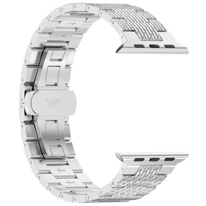 <span class=keywords><strong>Correa</strong></span> de reloj de acero inoxidable para <span class=keywords><strong>Apple</strong></span> <span class=keywords><strong>Watch</strong></span> Ultra <span class=keywords><strong>2</strong></span> <span class=keywords><strong>Correa</strong></span> Pulsera de metal moderna <span class=keywords><strong>Correa</strong></span> - Product Image 4