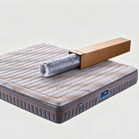 Matelas sur mesure ODM/OEM pour hôtel, fabriqué en Chine, avec ressorts ensachés, Euro Top, en mousse à mémoire de forme, tailles Queen et King