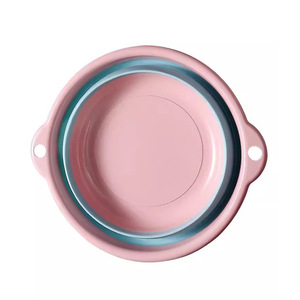 Bañera plegable redonda de silicona, lavabo infantil, lavabo doméstico engrosado, lavabo para lavar verduras - Product Image 4