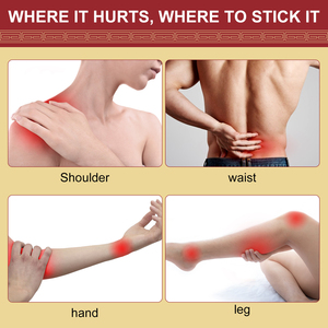 10パック中国のハーブ膝関節首クイック痛み緩和タイガーパッチタイガーバーム背中の肩のための痛み緩和パッチ - Product Image 4