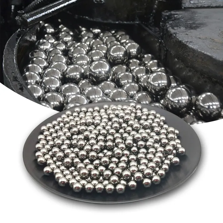 Tam boy içi boş katı topu toptan katı Metal çelik rulman bilyeleri  üreticileri paslanmaz çelik küresel vana için veya yatakları