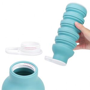 2026 Foldable Silicone Collapsible Sports Water Bottle in China for Outdoor Travel <b>Cycling</b> - Product Image 5