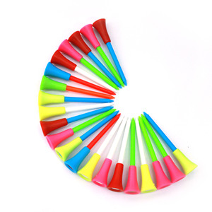 Tees de <span class=keywords><strong>Golf</strong></span> de Goma con Cabeza Suave, Ligeros y Duraderos, Tamaños de 56 mm/72 mm/83 mm, Paquete de 100 Piezas para Accesorios de Club de <span class=keywords><strong>Golf</strong></span> en Interiores/Exteriores - Product Image 1