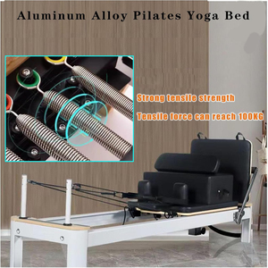 Máquina de Pilates Reformer de Aluminio Portátil de Alta Calidad para Estudio de Pilates Comercial - Product Image 5