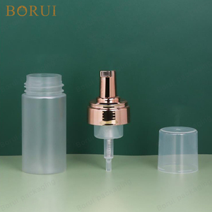 Borui bọt phun bơm chai <span class=keywords><strong>100ml</strong></span>/150ml/200ml Pet nhựa nóng đóng dấu thấp moq 50pcs tay xà phòng dầu gội sữa rửa mặt tóc giả mỹ phẩm - Product Image 2