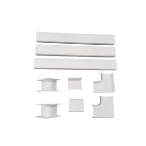 Conduits de câbles de câblage en PVC Chemin de câbles <span class=keywords><strong>électrique</strong></span>s en plastique Goulotte de câbles réseau décorative en PVC Couvercle transparent blanc OEM - Product Image 2