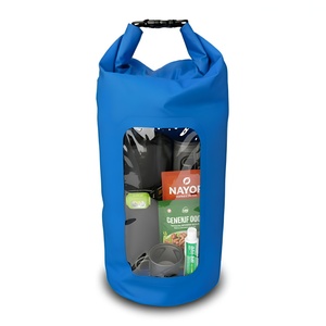 Bolsa Impermeable Ligera de PVC de 15L con Logotipo Personalizado para Campismo y Escalada al Aire Libre con Ventana Visible - Product Image 2