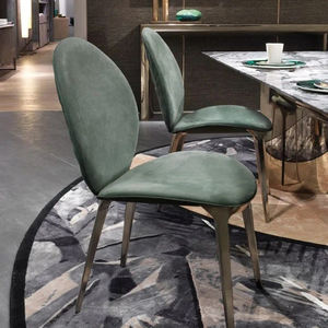 Moontop Ý Nhung Sang Trọng Hình Ảnh Màu Xanh Lá Cây Phong Cách Ghế Ghế Phòng Ăn Sang Trọng Ghế Cánh Tay Với Vàng Chân Ghế Ăn Uống Hiện Đại - Product Image 4