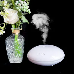 Wood grain air humidifier ultrasonic aromatherapy oil diffuser white ultrasonic plate diffuser bpa free