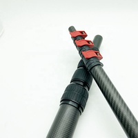 Bras télescopique en fibre de carbone, serrure rabattable, nouveau design, 2021