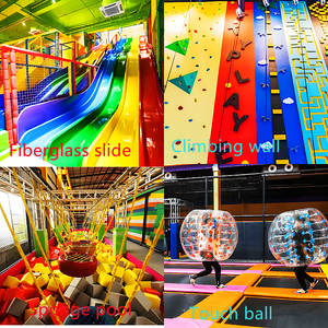 <span class=keywords><strong>Zona</strong></span> de <span class=keywords><strong>Trampolines</strong></span> Comerciales Personalizada con Equipamiento de Juego Suave, Foso de Espuma y Bolsa de Aire, Servicio OEM Disponible - Product Image 6