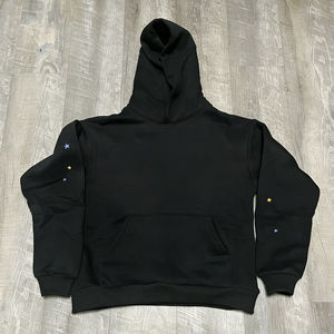 Sweat à capuche oversize Y2K pour homme, écologique, en coton bouclette épais, coupe-vent, respirant, style streetwear décontracté, hiver - Product Image 1