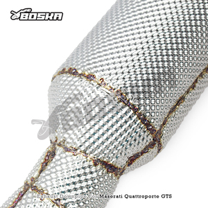 Custom Stainless Steel Downpipe for Maserati Quattroporte GTS V8 3.8T 2013-2016 100/200/300cell <b>Catted</b> Down Exhaust Pipe - Product Image 5