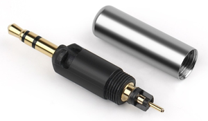 Conector de Audio estéreo de tipo largo para HD558 HD518 <span class=keywords><strong>HD598</strong></span>, 2,5mm, 3 Pole, 2,5mm - Product Image 2