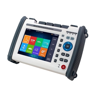 Profesyonel çok fonksiyonlu <span class=keywords><strong>OTDR</strong></span> 850 1300 1310 1490 1550 1625 1650 dokunmatik ekran Fiber optik test cihazı taşınabilir LED ışık - Product Image 2