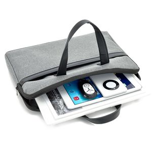 Business Briefcase Genuine Leather Meeting Printed Waterproof Soft <b>Computer</b> Documents Polyester Oxford Laptop <b>Bag</b> - Product Image 5