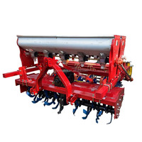 Semoir à blé de haute qualité à 6 rangs, cultivateur rotatif, machine de semis et de fertilisation par labourage rotatif