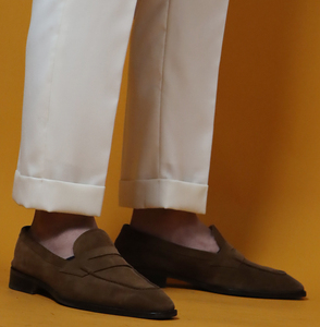 <span class=keywords><strong>Pantalones</strong></span> <span class=keywords><strong>de</strong></span> <span class=keywords><strong>Hombre</strong></span> Estilo Nápoles MTM, Cintura Alta, Corte <span class=keywords><strong>de</strong></span> Cola <span class=keywords><strong>de</strong></span> Pez, Personalizados, Casuales, <span class=keywords><strong>de</strong></span> Lana Blanca, <span class=keywords><strong>con</strong></span> <span class=keywords><strong>Tirantes</strong></span> - Product Image 5