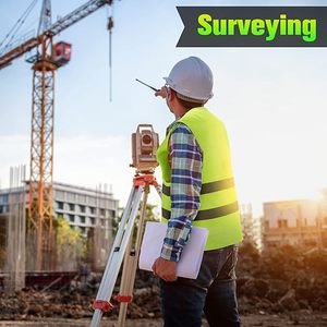 Breathable Mesh Reflective Safety Vest Yellow High Vis for Summer Outdoor Events Promotion and Branded Staff Giveaways - Product Image 4