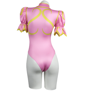 Disfraz <span class=keywords><strong>de</strong></span> Cosplay <span class=keywords><strong>de</strong></span> <span class=keywords><strong>Chun</strong></span>-<span class=keywords><strong>Li</strong></span> <span class=keywords><strong>de</strong></span> Street Fighter, Traje Cheongsam Rosa Sexy, Disfraz <span class=keywords><strong>de</strong></span> Personaje <span class=keywords><strong>de</strong></span> Videojuego para Halloween, Carnaval y Fiestas - Product Image 4