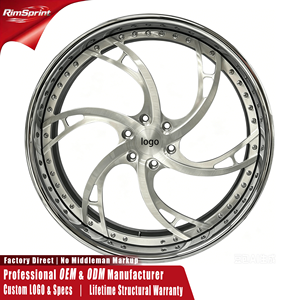 Ruedas Forjadas Personalizadas Rucci Banks <span class=keywords><strong>de</strong></span> 18-32 Pulgadas 5x120 5x127 5x115 para Chevrolet Impala Caprice Monte Carlo Cutlass Charger BMW - Product Image 1