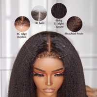 Perruques Lace Front HD noires longues et naturelles pour femmes européennes et américaines, respirantes et réalistes, pour le commerce transfrontalier