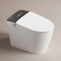 Inodoro Inteligente para Baño, Inodoro Eléctrico con Bidé, Inodoro de Cerámica, Inodoro Totalmente Automático e Inteligente