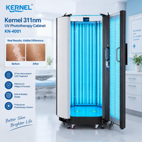 Cabine de photothérapie UVB certifiée aux États-Unis, lumière UVB à bande étroite 311 nm, photothérapie UV complète du corps pour le vitiligo et le psoriasis