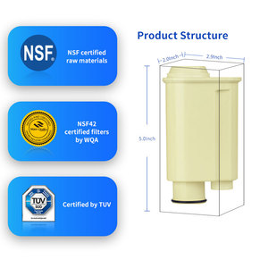 Filtre à eau pour machine à café au charbon actif certifié NSF, utilisé pour Intenz A+ CA6702 00 CA670210 CA6706 48 21001711 - Product Image 3