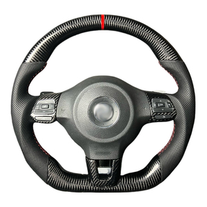 Adecuado para Golf MK4 MK5 MK6 GTS R <span class=keywords><strong>GLI</strong></span> GTI GTD El <span class=keywords><strong>volante</strong></span> deportivo de fibra de carbono se puede actualizar a <span class=keywords><strong>MK7</strong></span> Nuevo modelo - Product Image 6